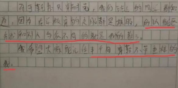 高中生作文小学生M6米乐手机登录APP入口作文小学生作文小学生作文《我只穿耐克鞋